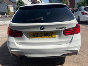 2013 BMW 3 Series 2.0 320d M Sport Touring Euro 5 (s/s) 5dr in White — image 4
