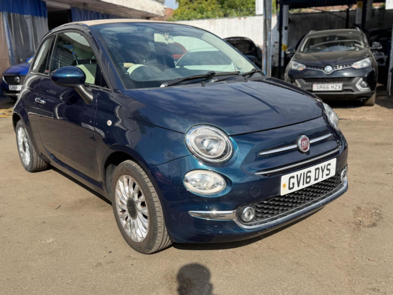 2016 Fiat 500c 1.2 Lounge Dualogic Euro 6 (s/s) 2dr in Blue — image 1