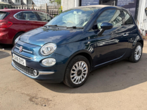2016 Fiat 500c 1.2 Lounge Dualogic Euro 6 (s/s) 2dr in Blue — image 3