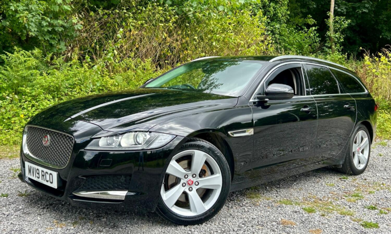 2019 Jaguar Xf 2.0 T 250*portfolio Estate*xenons-Meridian-Fsh-Ulez-Cam-Pronav*superb Rare Example* in Black — image 1