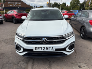 2022 Volkswagen T-Roc 1.5 Tsi R-Line SUV 5dr Petrol Manual Euro 6 (s/s) (150 Ps) in White — image 2