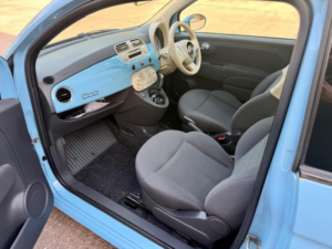 2011 Fiat 500 1.2 Lounge Dualogic Euro 4 3dr in Blue — image 4