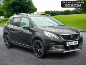 2016 Peugeot 2008 1.6 Bluehdi Allure Euro 6 5dr in Black — image 3