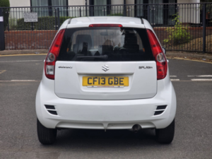 2013 Suzuki Splash 1.0 12v Sz2 MPV 5dr Petrol Manual Euro 5 (68 Ps) in White — image 5