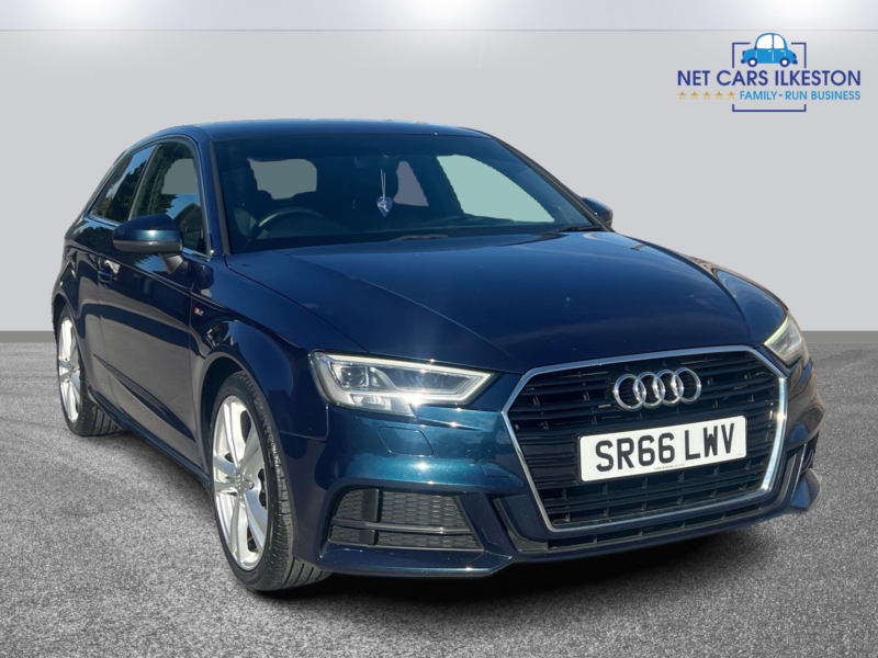 2016 Audi A3 1.4 Tfsi Cod S Line Hatchback 3dr Petrol Manual Euro 6 (s/s) (150 Ps) in Blue — image 1
