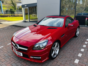 2012 Mercedes-Benz Slk 1.8 Slk200 Blueefficiency Amg Sport in Red — image 2