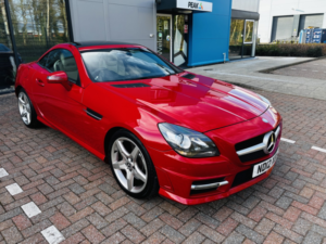 2012 Mercedes-Benz Slk 1.8 Slk200 Blueefficiency Amg Sport in Red — image 5