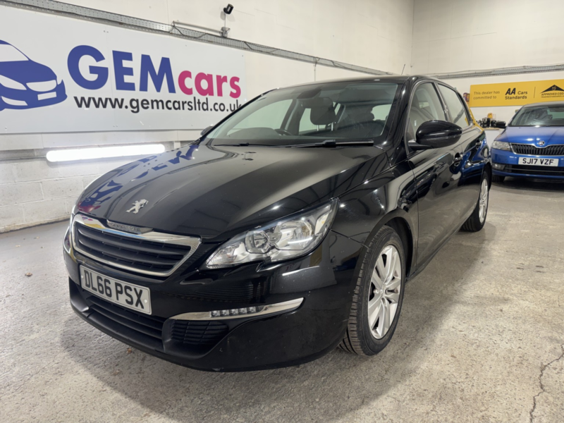 2017 Peugeot 308 1.6 Bluehdi Active in Black — image 1