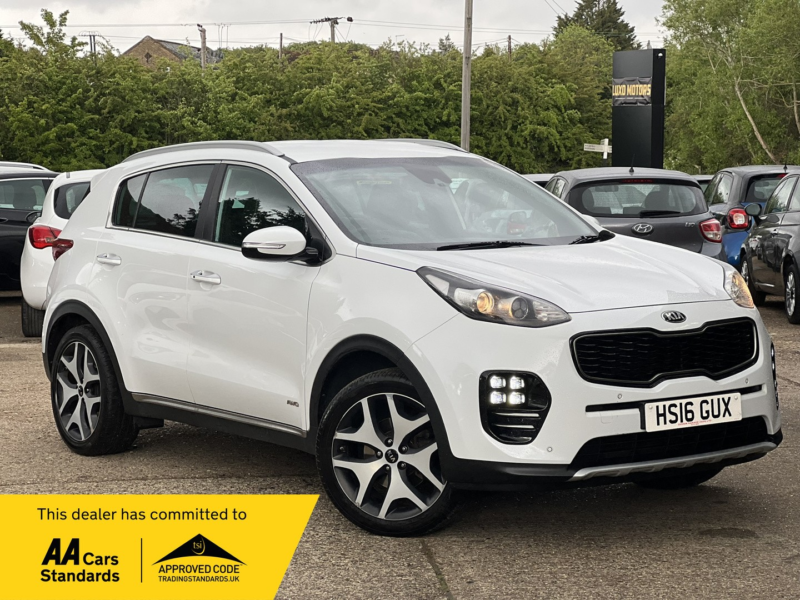 2016 Kia Sportage 1.6 T-Gdi Gt-Line in White — image 1