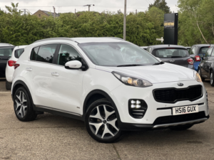 2016 Kia Sportage 1.6 T-Gdi Gt-Line in White — image 2