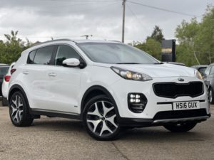2016 Kia Sportage 1.6 T-Gdi Gt-Line in White — image 3
