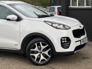 2016 Kia Sportage 1.6 T-Gdi Gt-Line in White — image 5