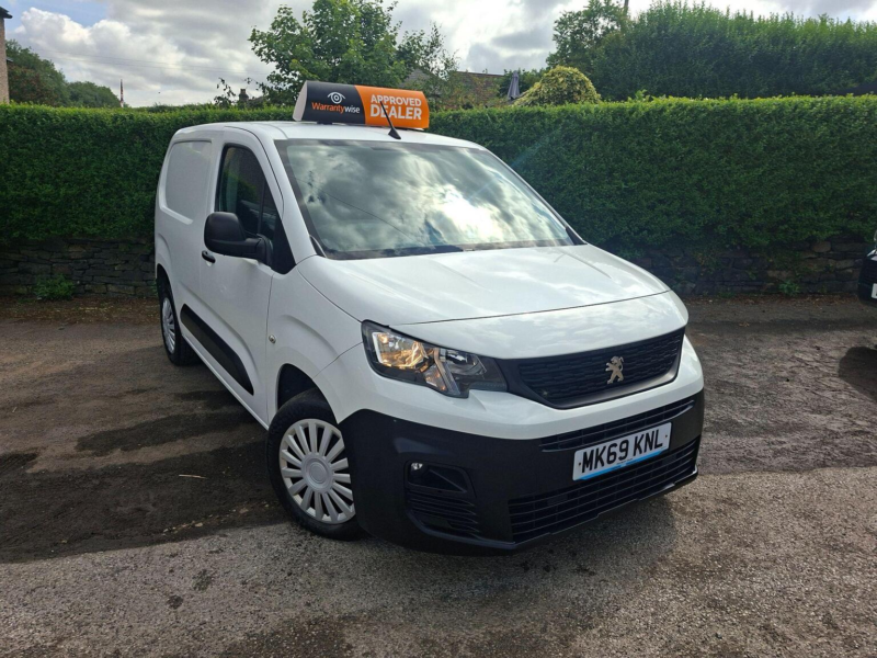 2019 Peugeot Partner 1.5 Bluehdi 1000 Professional Standard Panel Van Swb Euro 6 (s/s) 5dr in White — image 1