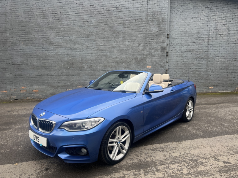2017 BMW 2 Series 2.0 218d M Sport Convertible in Blue — image 1