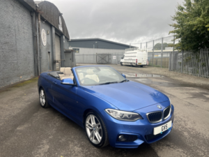 2017 BMW 2 Series 2.0 218d M Sport Convertible in Blue — image 3