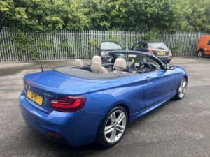 2017 BMW 2 Series 2.0 218d M Sport Convertible in Blue — image 5