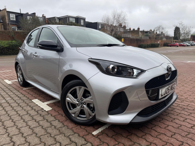2025 Mazda Mazda2 Hybrid 1.5h Exclusive-Line CVT Euro 6 (s/s) 5dr in Silver — image 1