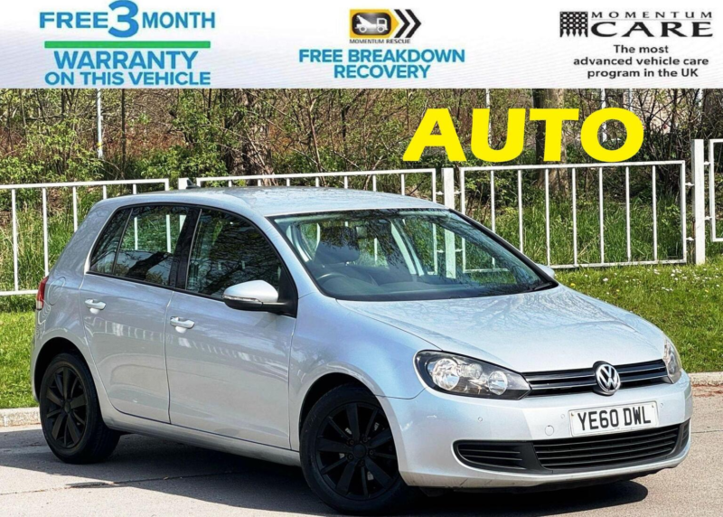 2010 Volkswagen Golf 1.6 Tdi Match DSG Euro 5 5dr in Silver — image 1