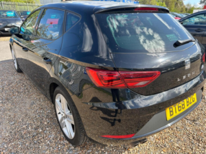 2018 SEAT Leon 1.5 Tsi Evo Fr DSG Euro 6 (s/s) 5dr in Black — image 5