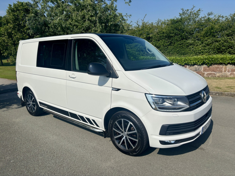 2017 Volkswagen Transporter T6 2.0 Tdi Edition Kombi 150 Swb 6 Speed Eu6 Ulez in White — image 1