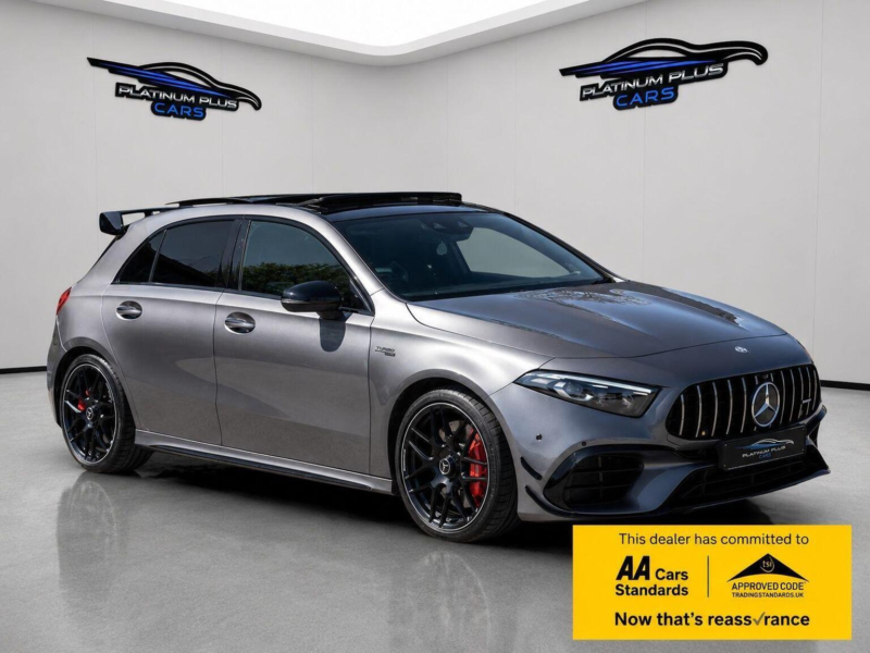 2021 Mercedes-Benz A Class 2.0 A45 Amg S Plus 8g-Dct 4matic+ Euro 6 (s/s) 5dr in Grey — image 1