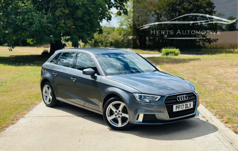 2017 Audi A3 1.0 Tfsi Sport Sportback Euro 6 (s/s) 5dr in Grey — image 1