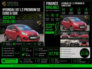2018 Hyundai I10 1.2 Premium Se Euro 6 5dr in Red — image 2
