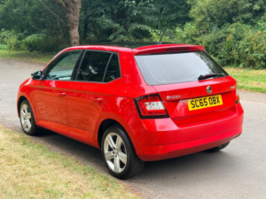 2015 Skoda Fabia 1.2 Tsi Se L Euro 6 (s/s) 5dr in Red — image 4