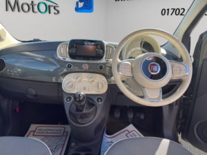 2017 Fiat 500 1.2 Lounge Euro 6 (s/s) 3dr in Grey — image 2