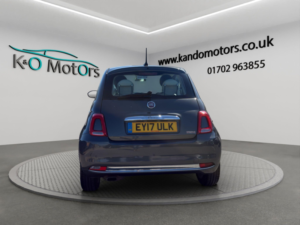 2017 Fiat 500 1.2 Lounge Euro 6 (s/s) 3dr in Grey — image 5