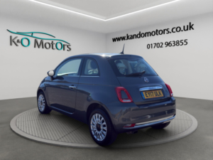 2017 Fiat 500 1.2 Lounge Euro 6 (s/s) 3dr in Grey — image 6