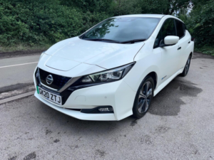 2020 Nissan Leaf 40kwh Tekna Auto 5dr in White — image 3