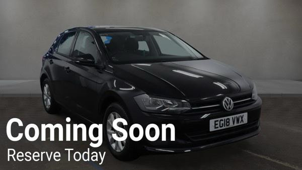 2018 Volkswagen Polo 1.0 Tsi Se Hatchback 5dr Petrol Manual Euro 6 (s/s) (95 Ps) in Black — image 1