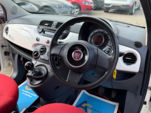 2009 Fiat 500 1.2 Pop Euro 5 (s/s) 3dr in White — image 3
