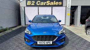 2020 Ford Focus 1.0t Ecoboost St-Line X Auto Euro 6 (s/s) 5dr in Blue — image 3