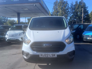 2022 Ford Transit Custom 2.0 280 Ecoblue Leader Panel Van 5dr Diesel Manual L1 H1 Euro 6 (s/s) (105 Ps) in White — image 2