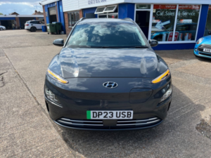2023 Hyundai Kona 64kwh Premium SUV 5dr Electric Auto (10.5kw Charger) (204 Ps) in Grey — image 3