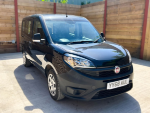 2018 Fiat Doblo 3 SEAT Petrol Wheelchair Accessible Disabled Access Vehicle Wav in Black — image 5