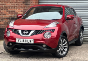 2014 Nissan Juke 1.2 Dig-T Tekna Euro 5 (s/s) 5dr Euro 5 in Red — image 2