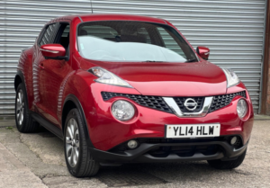 2014 Nissan Juke 1.2 Dig-T Tekna Euro 5 (s/s) 5dr Euro 5 in Red — image 3