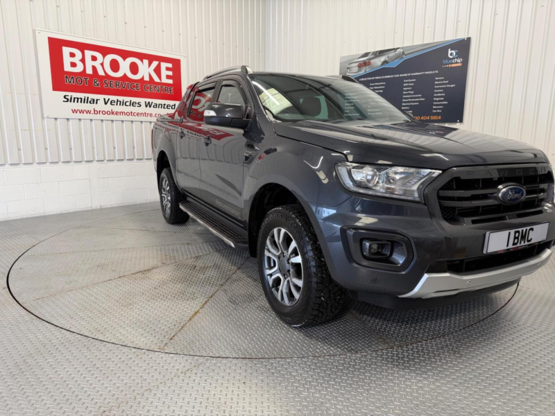 2019 Ford Ranger 2.0 Ecoblue Wildtrak Auto 4WD Euro 6 (s/s) 4dr in Grey — image 1