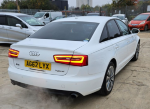 2012 Audi A6 Saloon Hybrid-2.0l Automatic-Ulez/caz Pass-Full Options Car-Free 18months Gold Warranty & 12months Aa Breakdown Cover in White — image 5