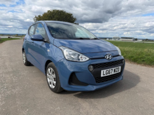 2017 Hyundai I10 1.0 Se Euro 6 5dr in Blue — image 6