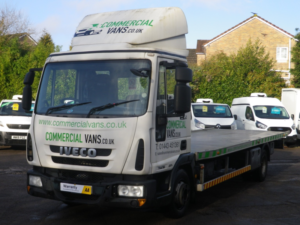 2011 Iveco Cargo Eev 75e18 Tilt & Slide Vehicle Transporter in White — image 3