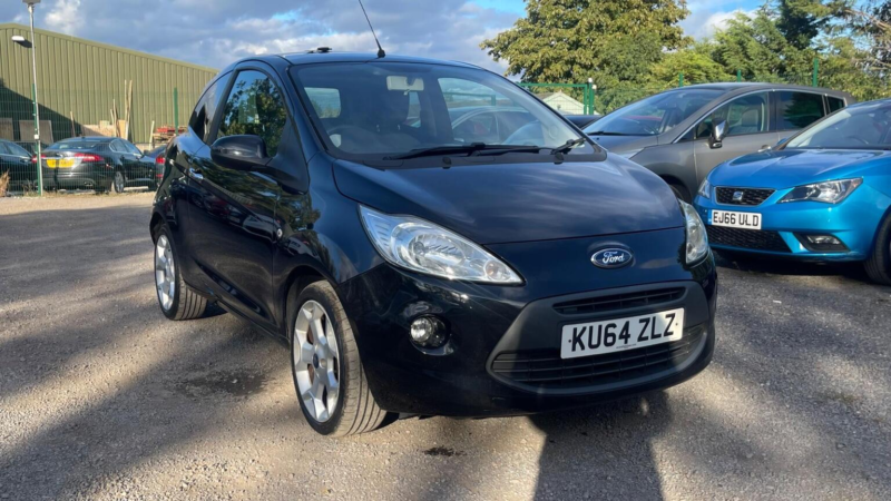 2014 Ford Ka 1.2 Titanium Euro 5 3dr in Black — image 1