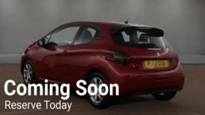 2013 Peugeot 208 1.4 E-Hdi Active in Red — image 3