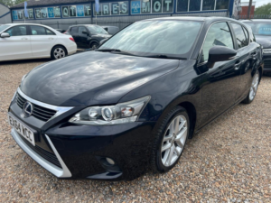 2014 Lexus Ct 1.8 200h Luxury CVT Euro 6 (s/s) 5dr in Black — image 3