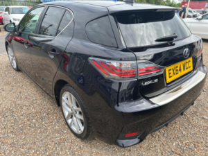 2014 Lexus Ct 1.8 200h Luxury CVT Euro 6 (s/s) 5dr in Black — image 5