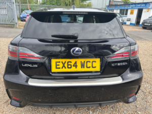 2014 Lexus Ct 1.8 200h Luxury CVT Euro 6 (s/s) 5dr in Black — image 6