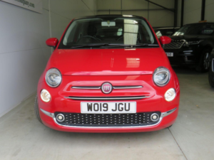 2019 Fiat 500 1.2 Lounge Euro 6 (s/s) 3dr in Red — image 2